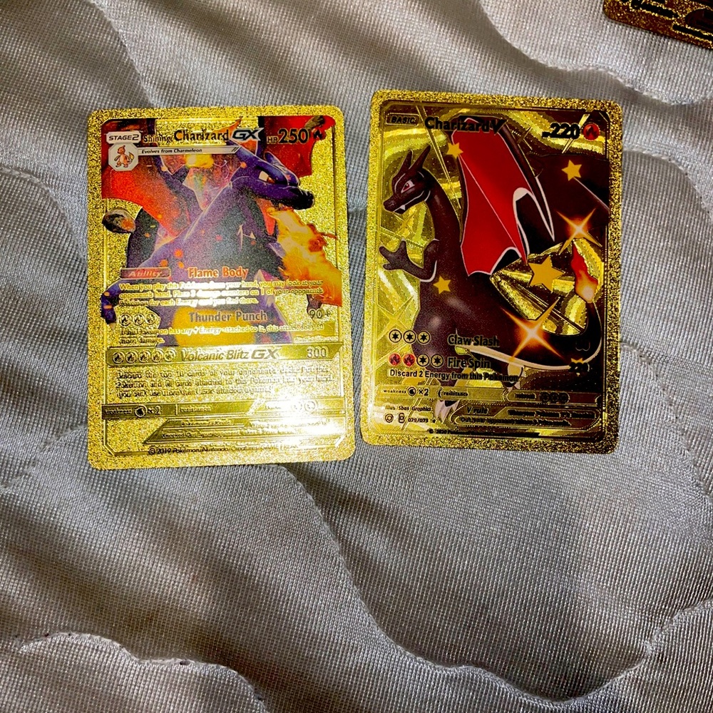 Pokémon gold cards